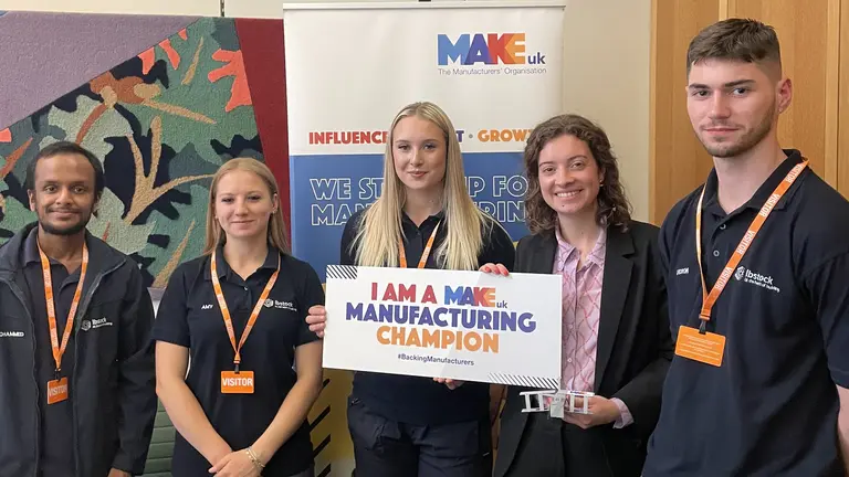 Sarah Coombes MP & apprentices