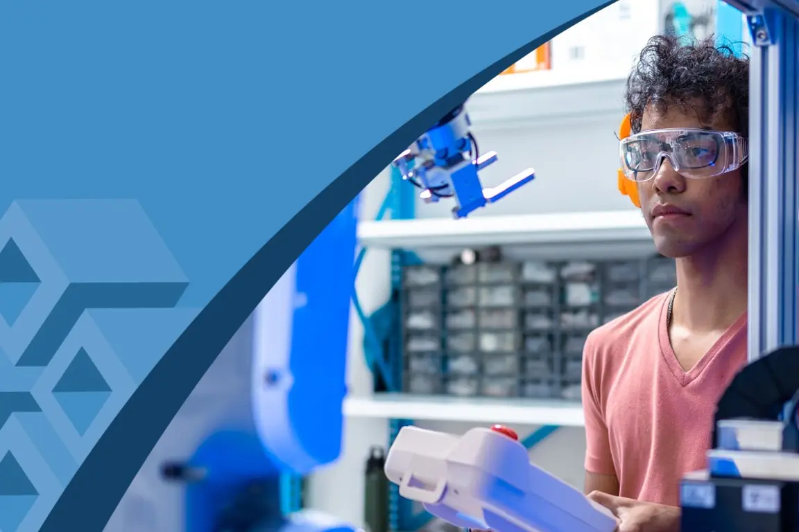 Worker operating robot