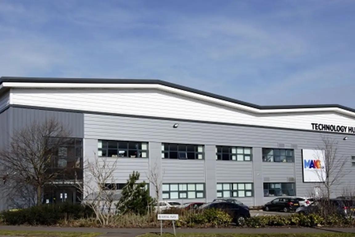 Exterior shot of the Technology Hub in Aston where our apprentices carry out their training