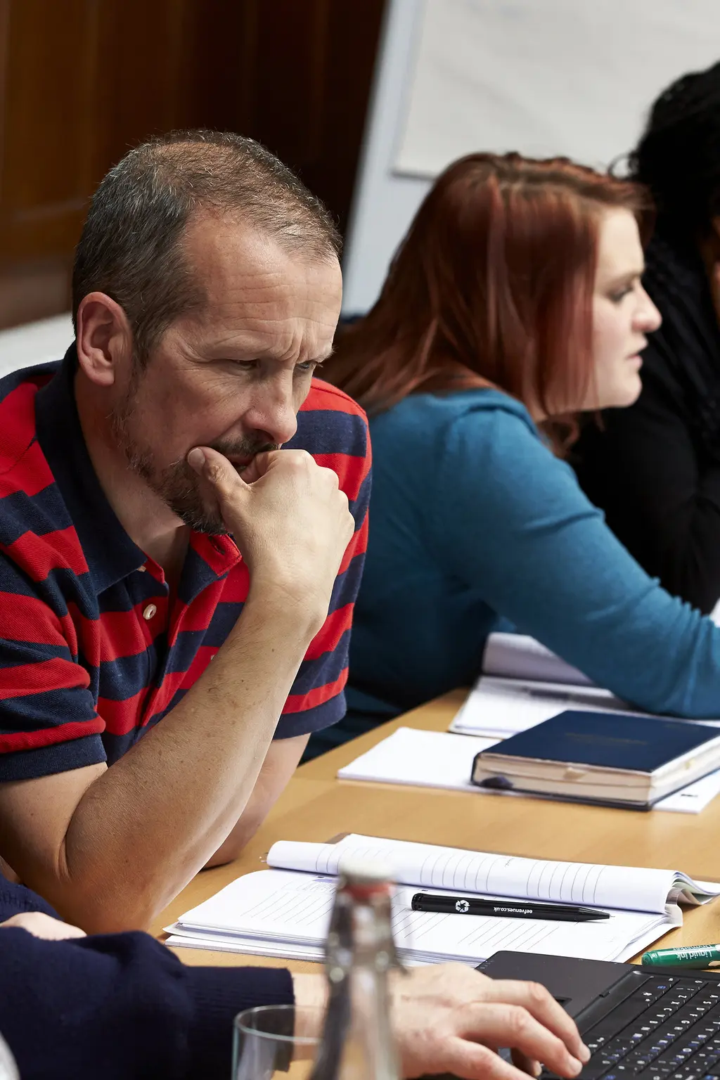 People training together