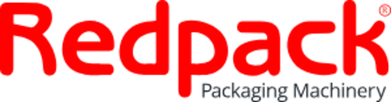 Redpack Packaging Machinery logo (red and black)